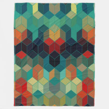 Farbenfrohe Cubes Muster Modernes Muster