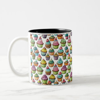 Farbenfrohe Cupcake Tasse - Süßen Sie Ihre Sieben