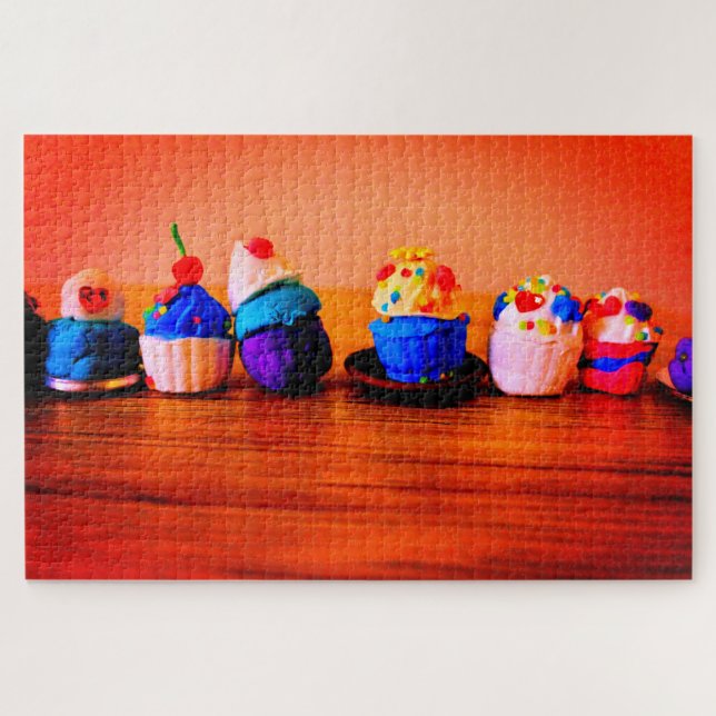 Farbenfrohe Cupcakes (Horizontal)