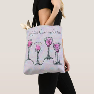 Farbenfrohe Daf Yomi Anpassbar 4 Cups Wein Tasche