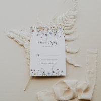 Farbenfrohe Dainty Wilde Blume Kalligraphie UAWG