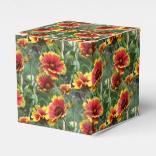 Farbenfrohe Daisies Blume Naturmuster Geschenkschachtel