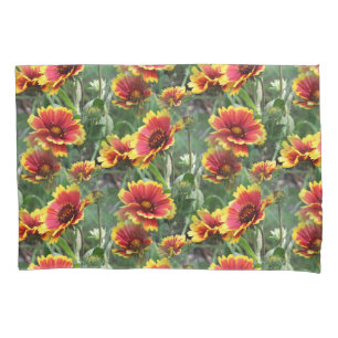 Farbenfrohe Daisy Blume Naturmuster Kissenbezug