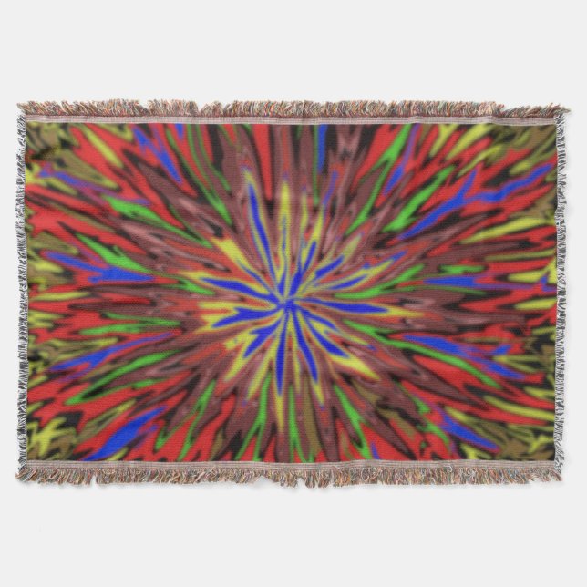 Farbenfrohe Decke (Vorderseite)