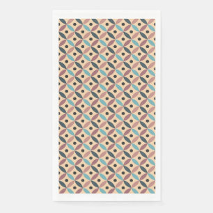 Farbenfrohe Dekoration aus dem Mittelalter Serviette