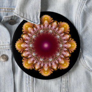 Farbenfrohe Dekoration Button