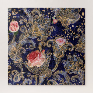 Farbenfrohe dekorative Blume Batik