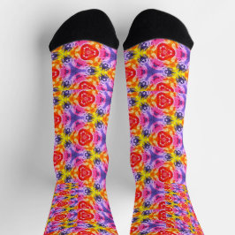 farbenfrohe Designsocke Socken