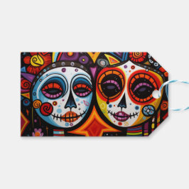 Farbenfrohe 💀 Día de Muertos Geschenkanhänger