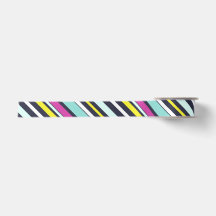 Farbenfrohe Diagonal Streifen Modernes dekoratives