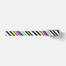 Farbenfrohe Diagonal Streifen Modernes dekoratives Satinband