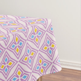 Farbenfrohe Diamantmuster-Tischdecke Tischdecke