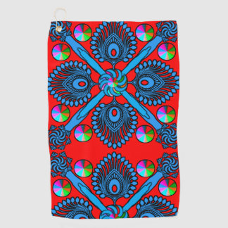 Farbenfrohe Digital Design Golf Handtuch - Perfekt