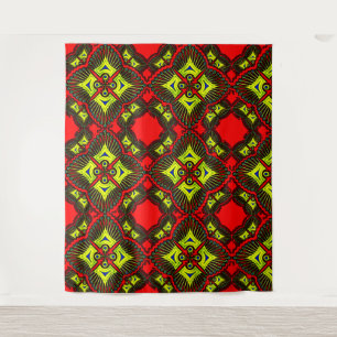 Farbenfrohe digitale 3D-Tapisserie - Extra-Large 8 Wandteppich