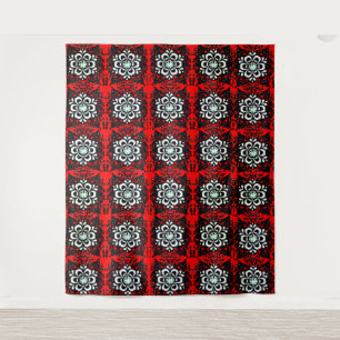 Farbenfrohe digitale 3D-Tapisserie - Extra-Large 8 Wandteppich