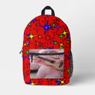 Farbenfrohe Digitale Design-Rucksack – Perfekte Gr Bedruckter Rucksack