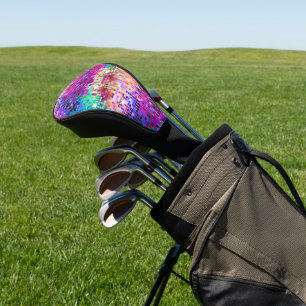 Farbenfrohe Diskothek, Spiegelplätze und Funkeln Golf Headcover