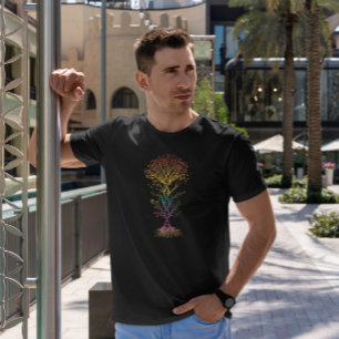 Farbenfrohe DNA Tree T-Shirt