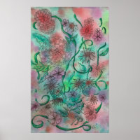 Farbenfrohe Doodle Art