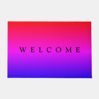 Farbenfrohe Doormat-Regenbogenfarben