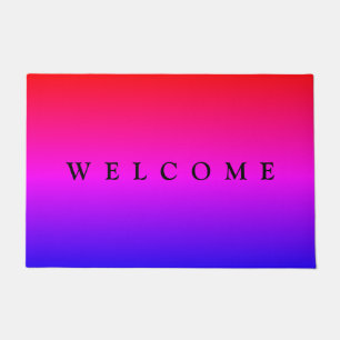 Farbenfrohe Doormat-Regenbogenfarben Fußmatte
