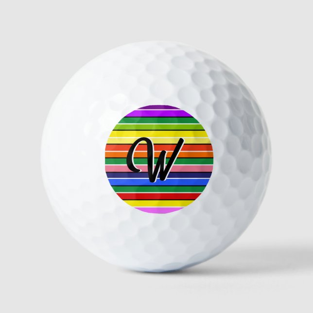 Farbenfrohe Dopaminverkleidung mit mehrfarbigem St Golfball (Vorderseite)