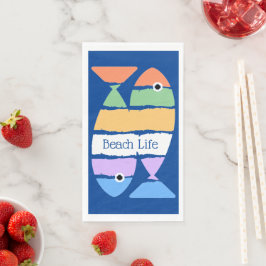 Farbenfrohe Doppel-Fisch-Handtuch Napkins Serviette