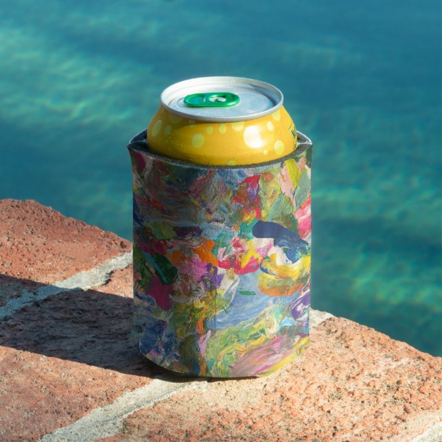 Farbenfrohe Dose Cooler Drink ästhetische Dose Bie Dosenkühler (In Situ Pool)