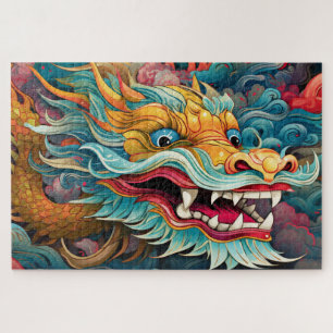 Farbenfrohe Drache Moderne