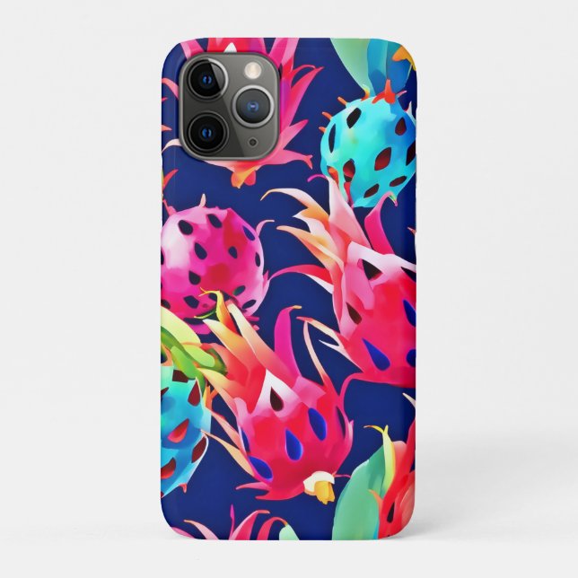 Farbenfrohe Drachenfrucht Case-Mate iPhone Hülle (Rückseite)