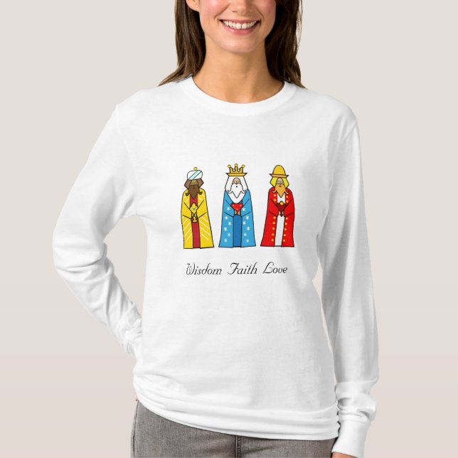 Farbenfrohe Drei-Wege-Männer-T - Shirt (Vorderseite)