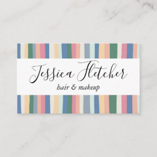 Farbenfrohe Düfte Minimalistisches Visitenkarte