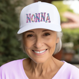 Farbenfrohe Edelsteine Juwelen Nonna Italienische Truckerkappe