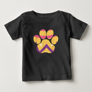 Farbenfrohe Eierpfade Funny Dog Cat Lovers Geschen Baby T-shirt