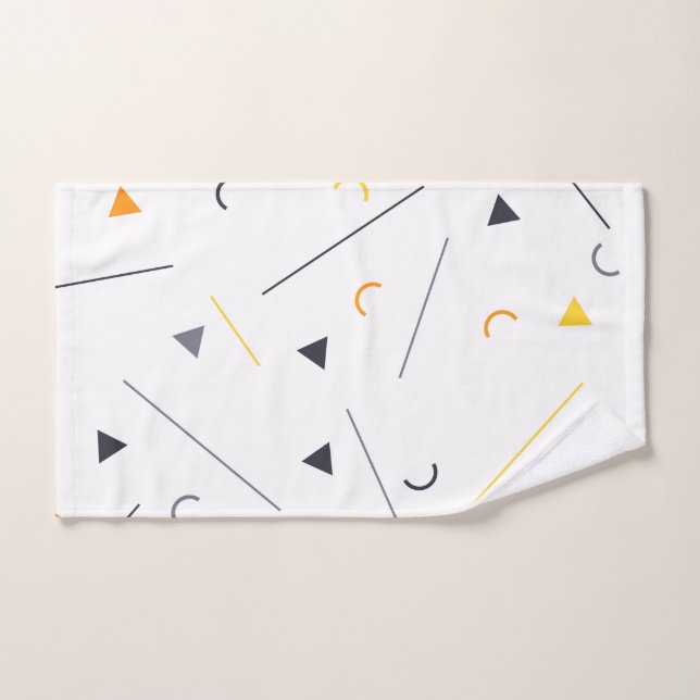 Farbenfrohe, einfache, trendige, geometrische Stad Handtuch (Handtuch)