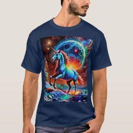 Farbenfrohe Einhorn T-Shirt
