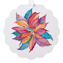 Farbenfrohe Einzigartigkeit Poinsettia Weihnachten