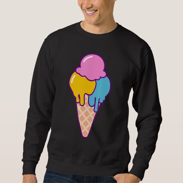 Farbenfrohe Eiscreme Sommer für Kinder Kleider (Vorderseite)