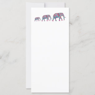 Farbenfrohe Elefanten