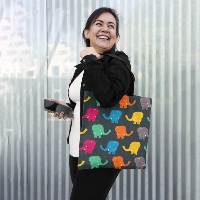 Farbenfrohe Elefanten Tasche (Von Creator hochgeladen)
