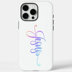 Farbenfrohe Elegant Faith iPhone 16 Pro Max Hülle
