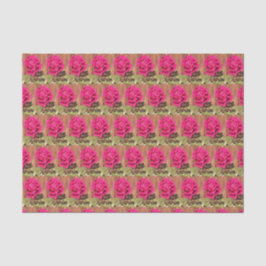 Farbenfrohe Elegante Rosa Blume Rosa Blütenfarben Seidenpapier
