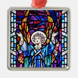 Farbenfrohe Engel-Ornament Ornament Aus Metall