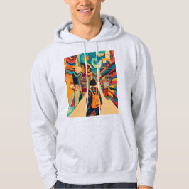 Farbenfrohe Entdeckungsreise: Ein lebhaftes Erlebn Hoodie