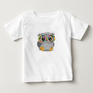 Farbenfrohe Eule Baby T-shirt
