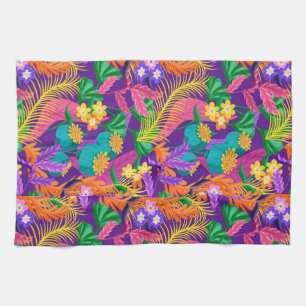 Farbenfrohe exotische Blumenmuster-23148 Geschirrtuch