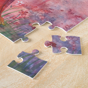 Farbenfrohe Fairy Puzzle mit Tin
