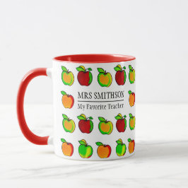 Farbenfrohe Fall Apple Muster Niedliche Geschenke Tasse