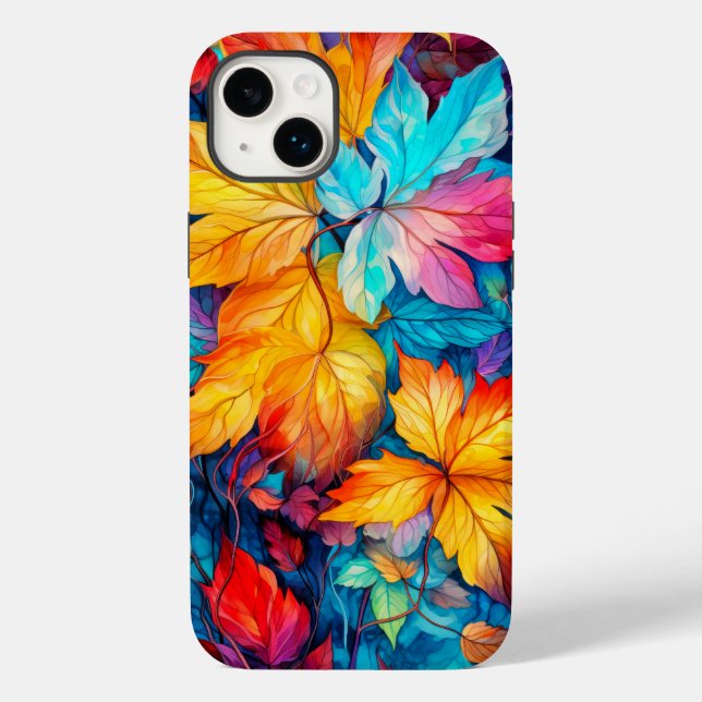Farbenfrohe Fallböden Case-Mate iPhone 14 Plus Hülle (Rückseite)