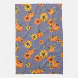 Farbenfrohe Fallpumpen Orange/Lila Geschirrtuch